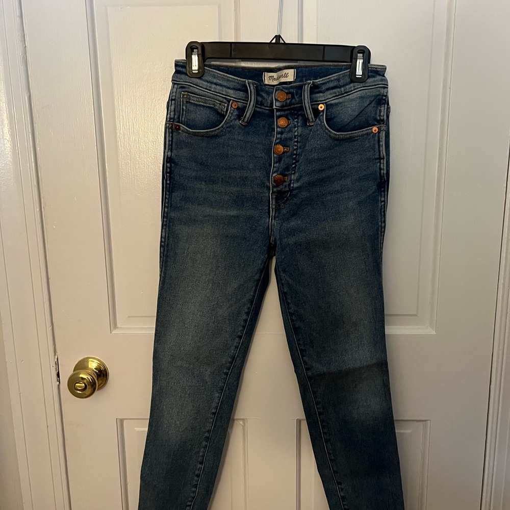 Madewell High Rise 10” Blue Jeans